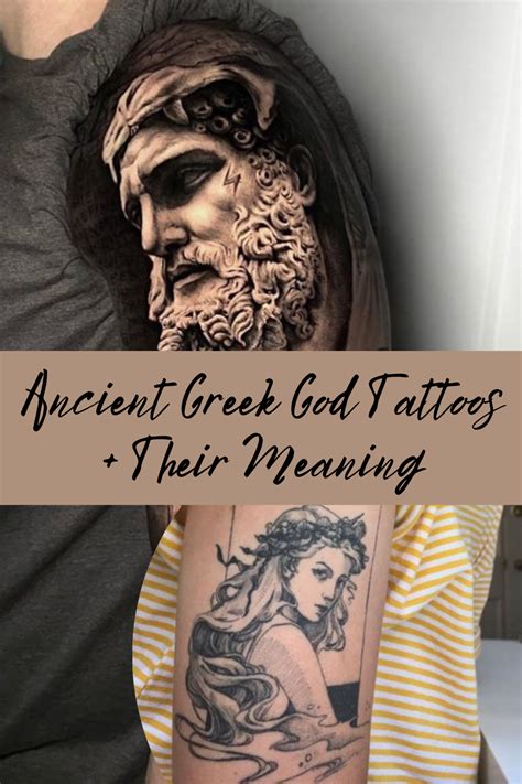 greek god tattoos|ancient greek god tattoo.